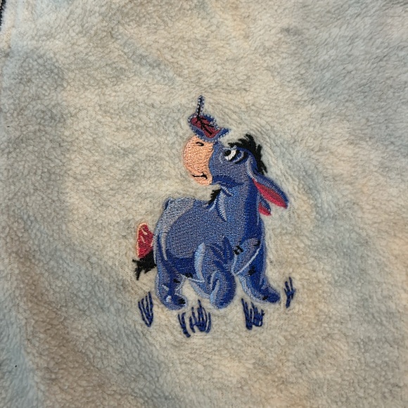 Disney Pooh pullover 1/4 zip Eeyore size large - Picture 4 of 6